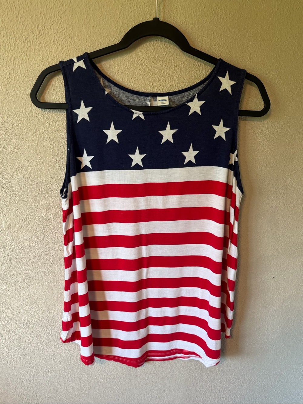 Old Navy American Flag Tank Top Size Large